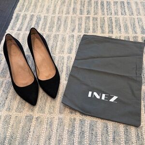 Inez Black Pointed Toe Heels. Worn twice. Excellent condition.